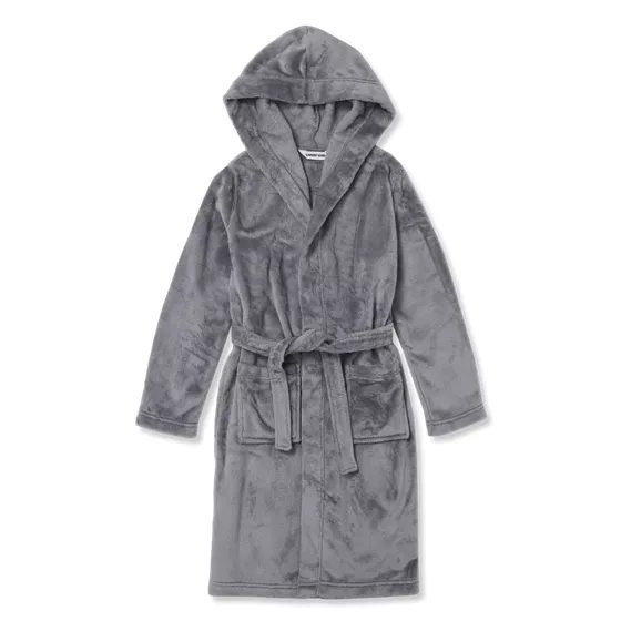 Kids Fleece Hooded Robe - primary