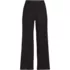 Women's Bi Stretch High Rise Pintuck Wide Leg Crop Pants, Front