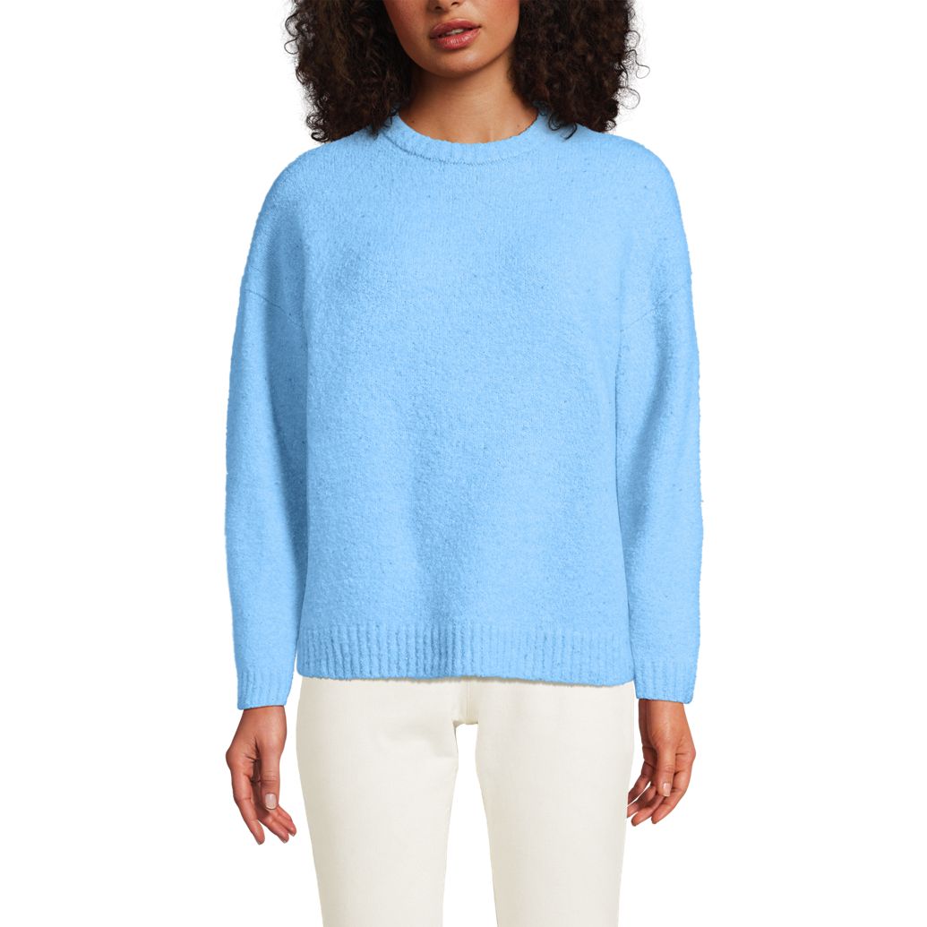 Women's Novelty Oversized Crew Neck Sweater