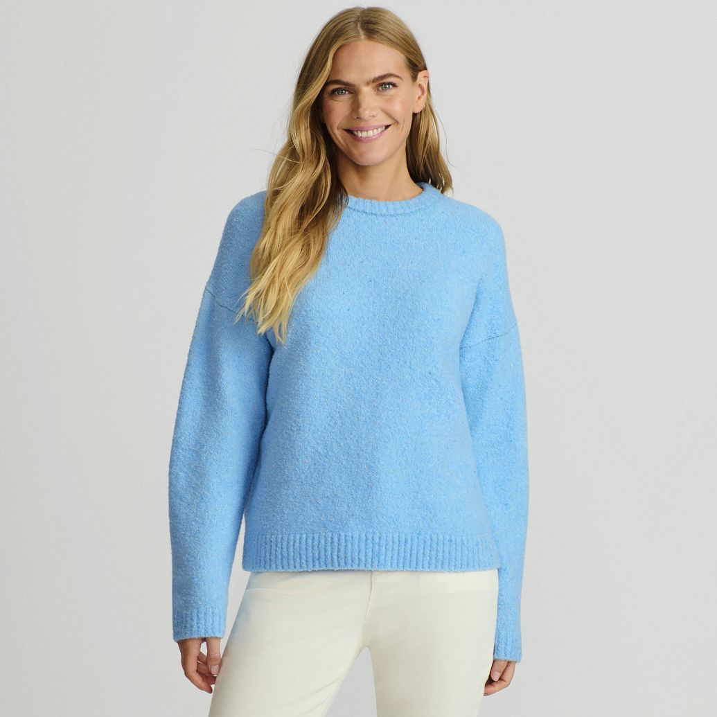 Women's Novelty Oversized Crew Neck Sweater