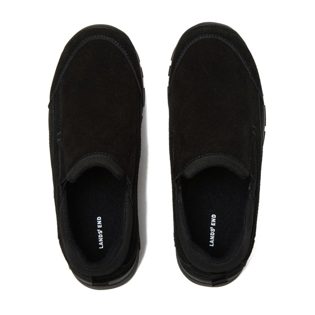 Lands End All-weather Suede Leather  Slip-on Mocs Mens  Size 10 550693_LEPP_L2_4X9?$xl$&wid=  main image 3