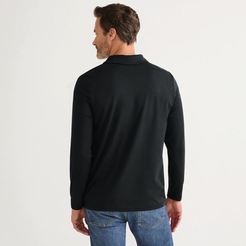  Lands' End Trekking-shirt Mit Reißverschluss, Herren, Größe:44-46 Regular, Grau, Polyester-mischung, By Lands' End 