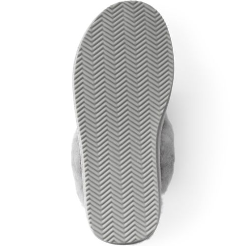 Lands' End Veloursleder-pantoffeln Mit Lammfell-futter, Damen, Größe:38 Regular, Braun, Wolle/leder/rauleder, By Lands' End 