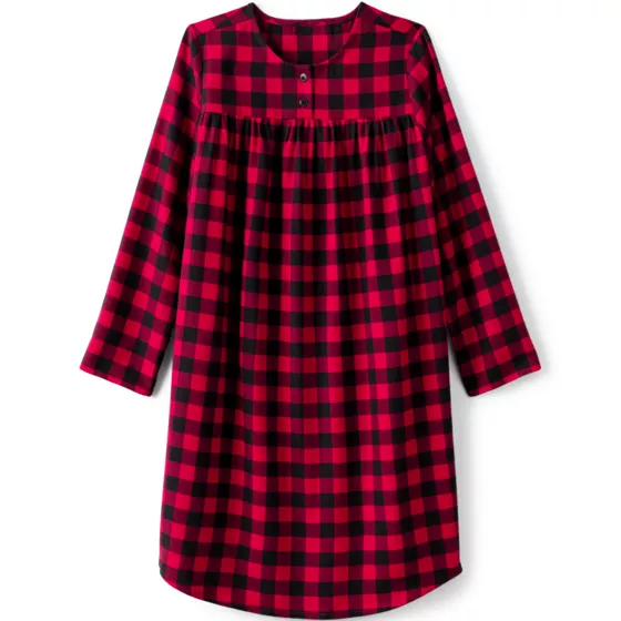 Girls Flannel Nightgown - primary