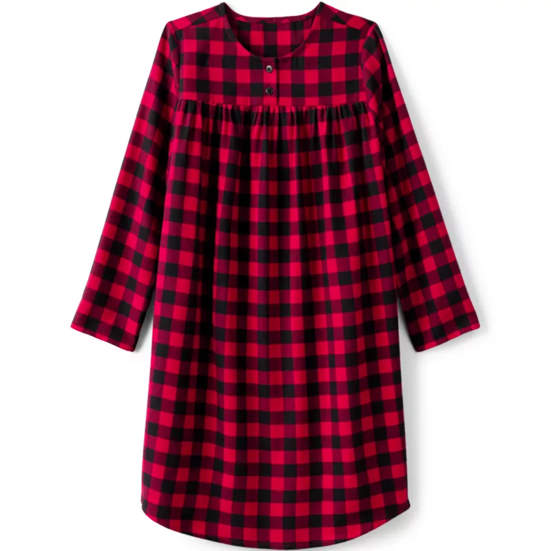 Girls Flannel Nightgown, alternative image
