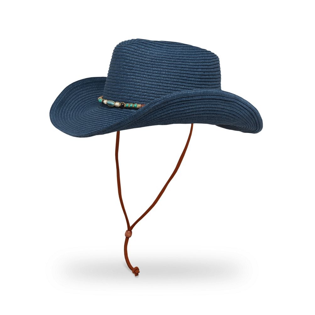 UPF 50+ Shapeable Brim Cowgirl Sun Hat - Recycled Polyester Sunday Afternoons Sunset Hat - Women main image 4