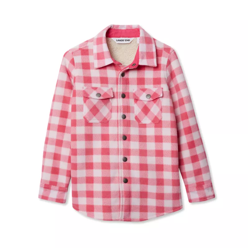 Kids Flannel Shacket, alternative image
