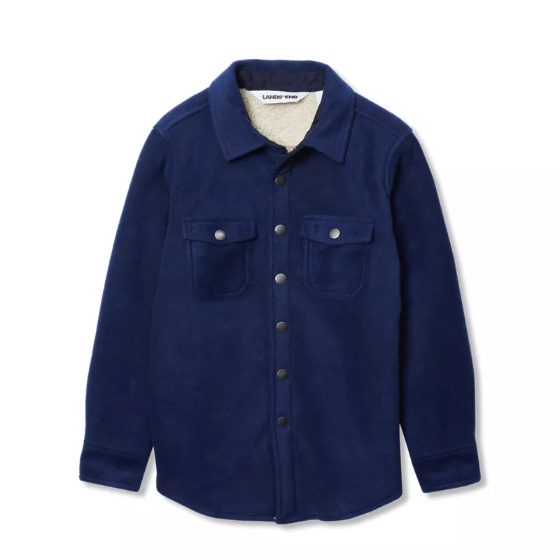 Kids Flannel Shacket, alternative image