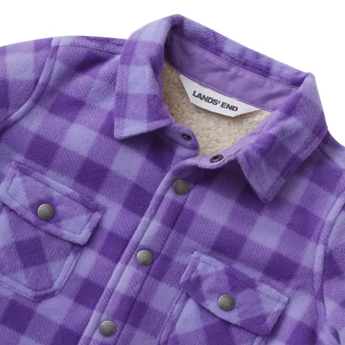 Kids Flannel Shacket, alternative image