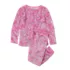 Kids Long Sleeve Plush Fleece Pajama Set, alternative image