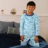 Kids Long Sleeve Plush Fleece Pajama Set, alternative image