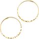 Water-Resistant Large Hoop Earrings, Front