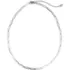 Water-Resistant Short Link Layering Single Necklace, Front