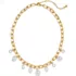 Water-Resistant Single Strand Pearl Necklace, Front