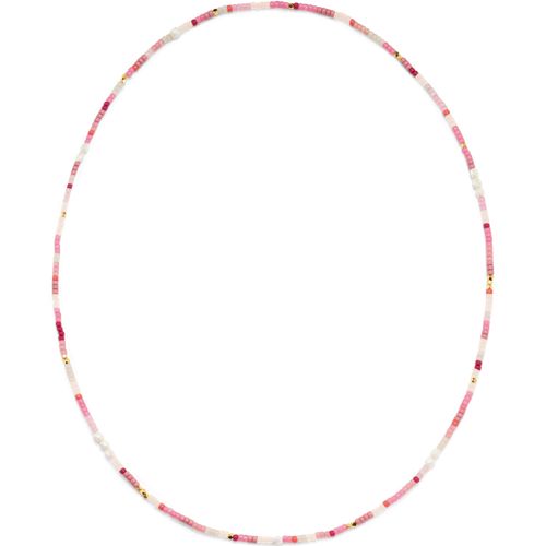 Stone Beaded Long Single Strand Necklace