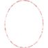 Stone Beaded Long Single Strand Necklace, Front
