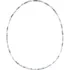 Stone Beaded Long Single Strand Necklace, Front