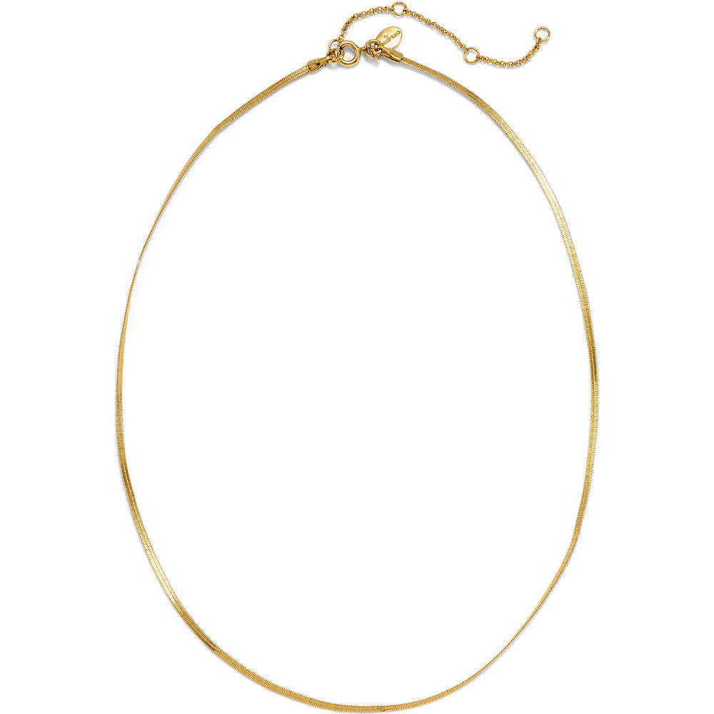 Water Resistant Short Layering Necklace, Women, size: one size, regular, Yellow, Brass, by Lands' End