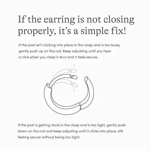 Water-Resistant Convertible Pearl Hoop Earrings, alternative image