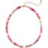 Stone Beaded Short Single Strand Necklace, Front