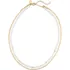 Water-Resistant Multi Pearl Necklace, Front