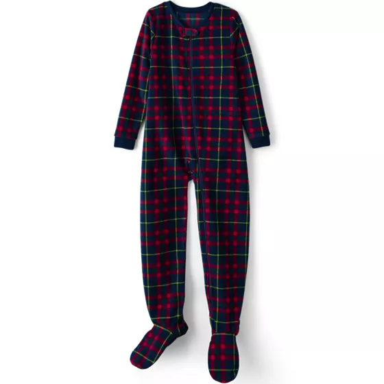 Kids Footed Fleece Sleeper - primary