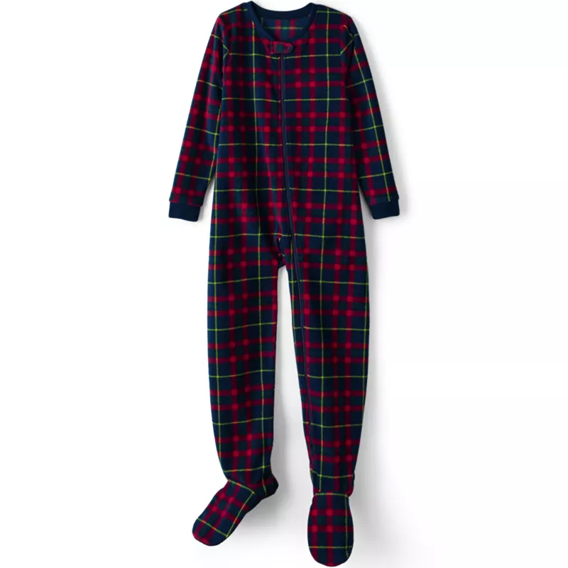 Kids Footed Fleece Sleeper, Front