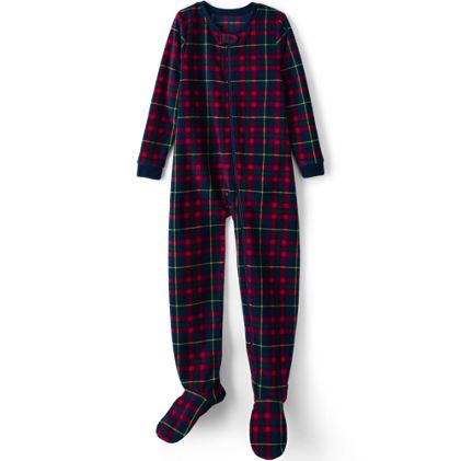 Kids Footed Fleece Sleeper - primary