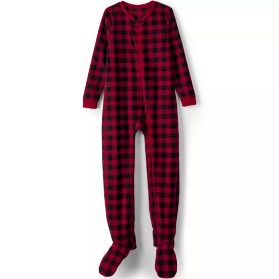 Kids Footed Fleece Sleeper - primary