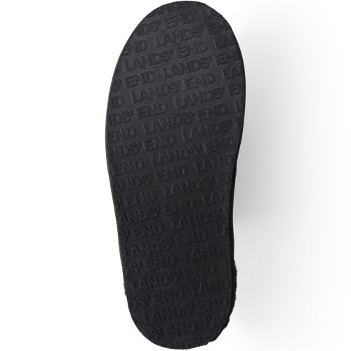  Lands' End Lederpantoletten, Herren, Größe:41 Regular, Schwarz, Leder, By Lands' End 