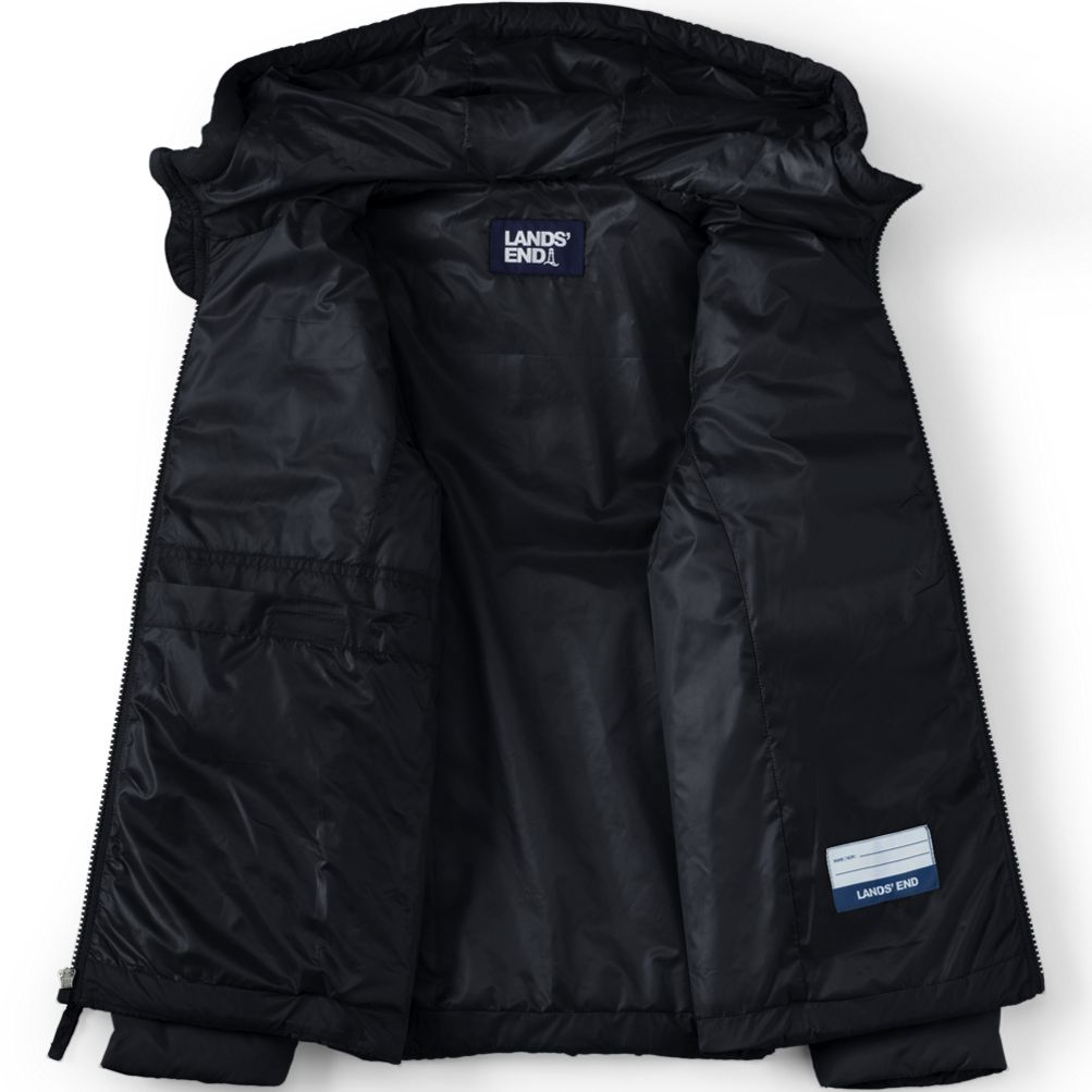 Kids Down Hooded Packable Jacket | Lands' End