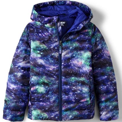Kids Down Hooded Packable Jacket - primary