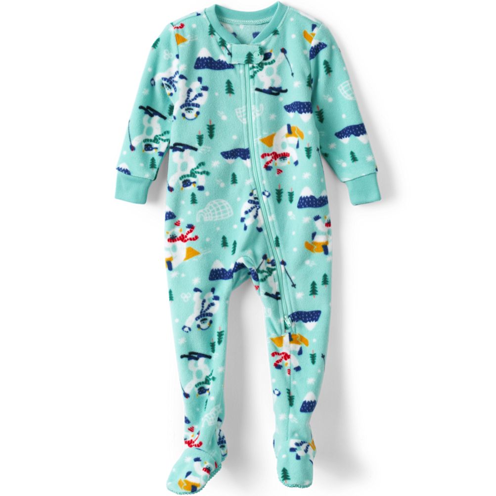 Lands end footed pajamas hotsell