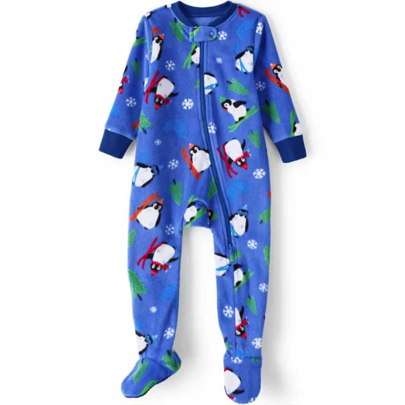 Infant Footed Fleece Sleeper, Front