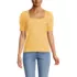 Women's Puff Sleeve Mariner Square Neck Top, Front