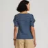 Women's Puff Sleeve Mariner Square Neck Top, Back