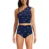 Women's Ruched One Shoulder Midkini Top, alternative image
