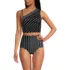 Women's Ruched One Shoulder Midkini Top , alternative image