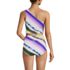 Women's Ruched One Shoulder Midkini Top, Back