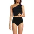 Women's Ruched One Shoulder Midkini Top , Front