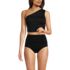Women's Ruched One Shoulder Midkini Top, Front