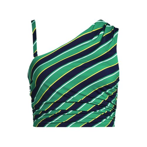 Women's Ruched One Shoulder Midkini Top - image 2
