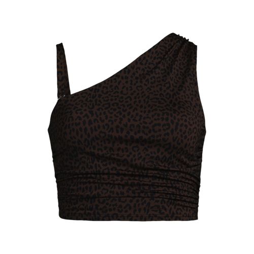 Women's Ruched One Shoulder Midkini Top - image 2