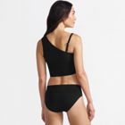 Women's Ruched One Shoulder Midkini Swimsuit Top