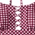 Women's Lace-up Flutter Tankini Swimsuit Top, alternative image