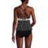 Women's Lace-up Flutter Tankini Swimsuit Top, Back