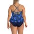 Women's Lace-up Flutter Tankini Swimsuit Top