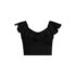 Women's Ruffle V-neck Midkini Swimsuit Top, Front