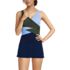 Women's SlenderSuit Wrap Tankini Top, Front