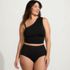 Women's Plus Size Ruched One Shoulder Midkini Top, alternative image